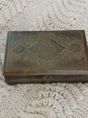 Vintage Persian Repousse Engraved Box